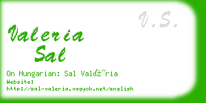 valeria sal business card